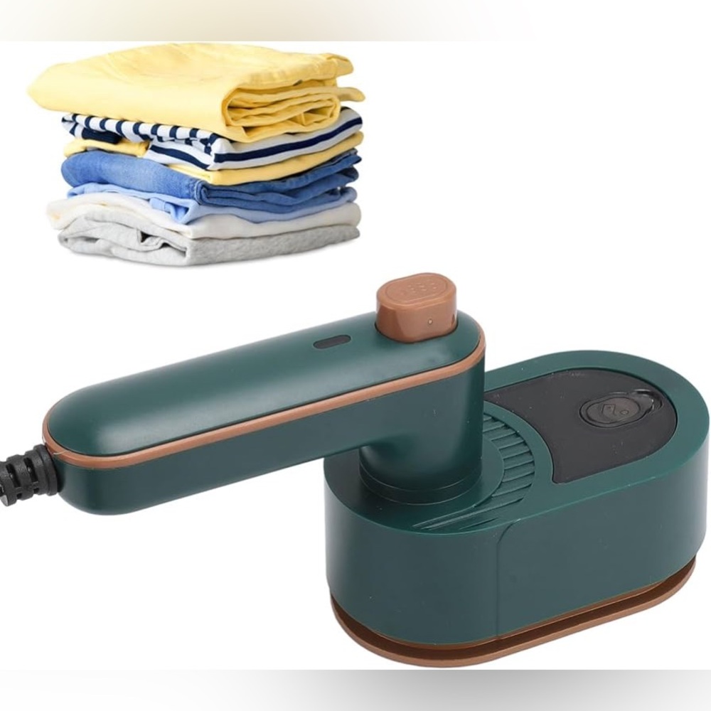 Travel Mini Iron for Clothes, 2-in-1 Handheld & Steamer